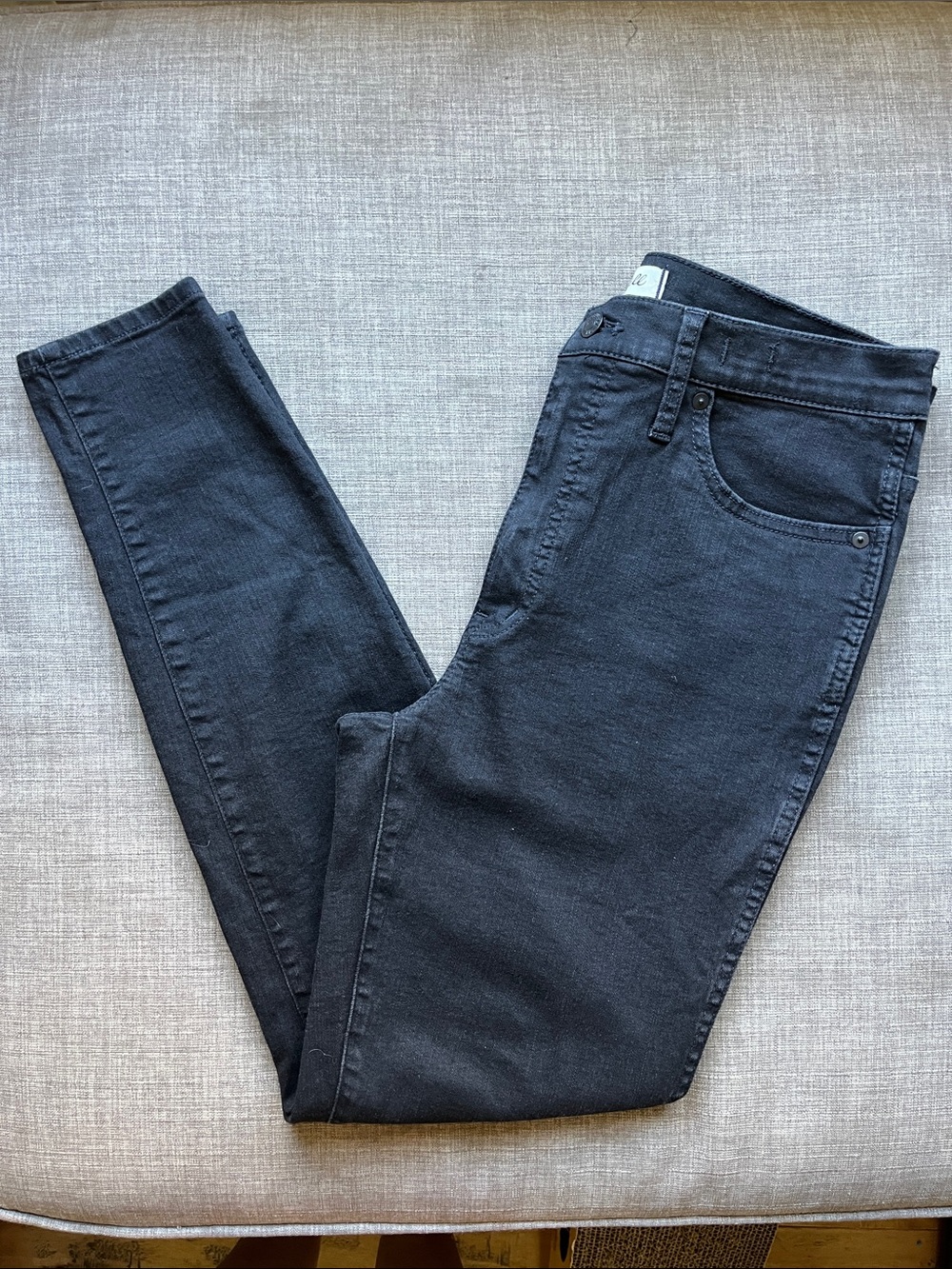 Madewell Black 10" High-Rise Skinny Jeans 30
